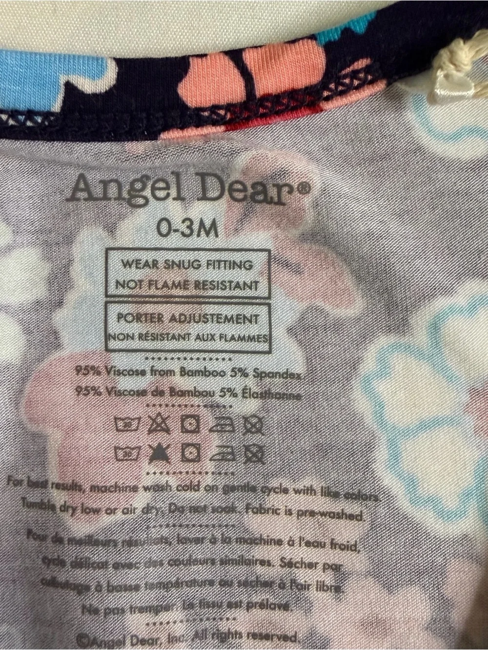 Bamboo Baby Sleeper Bundle NWT Angel Dear & Floral Bamboo 0-3 months